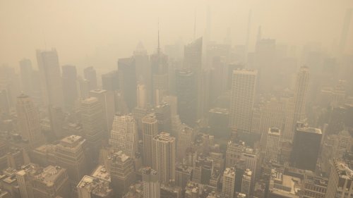 «Mars oder Manhattan?» –Rauch von Waldbränden hüllt New York ein