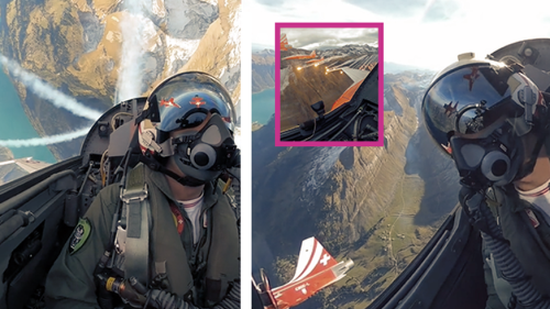 Spektakulär: Die Patrouille Suisse nimmt uns mit in ihre Cockpits