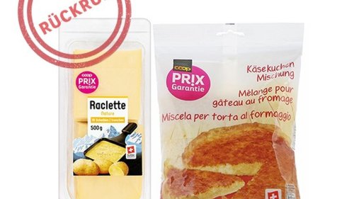 Wegen Listerien: Coop ruft Käsekuchenmischung und Raclette-Scheiben zurück