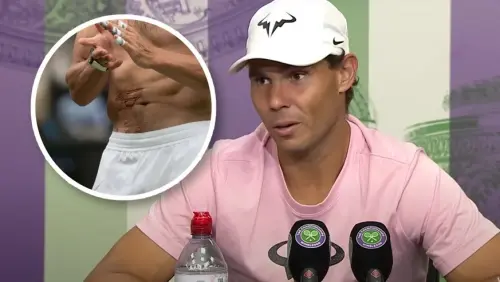 «Aus Respekt vor meinen Gegner» – Nadal will nicht über mysteriöses Pflaster reden