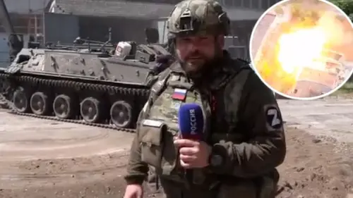 Russisches TV verrät Standort von Riesen-Panzer – kurz darauf wird er zerstört