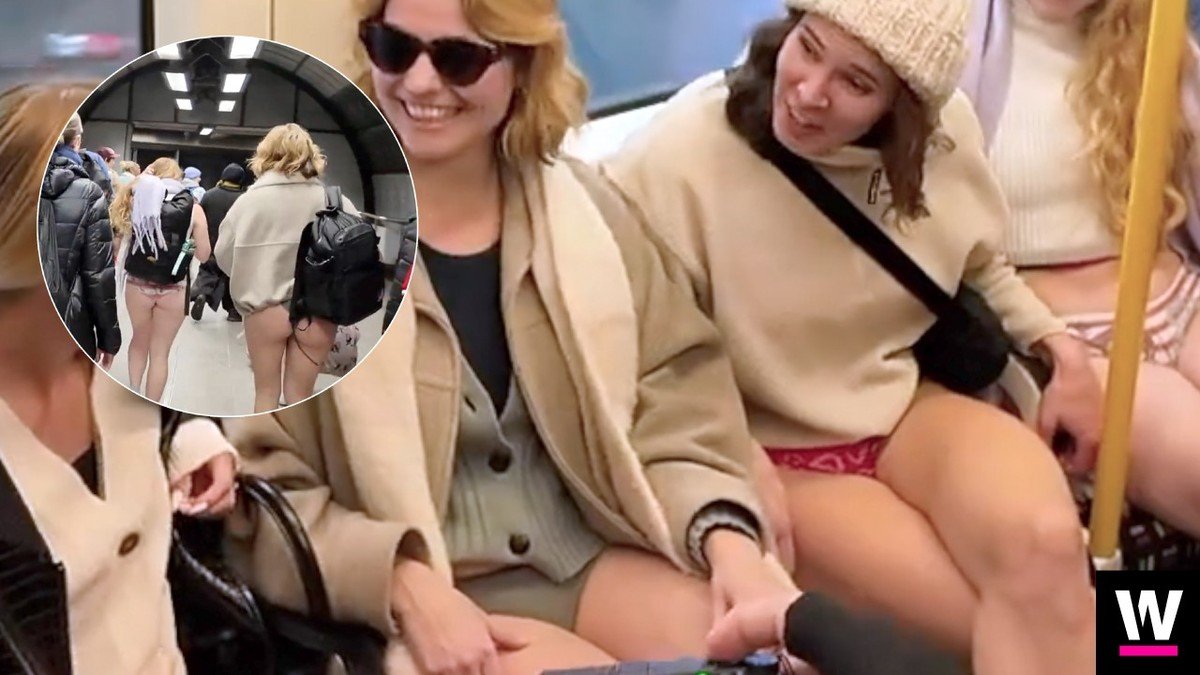 Londoner treffen sich zum hosenlosen U-Bahn-Fahren