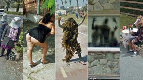 Und NUN: Weird shit auf Google Street View