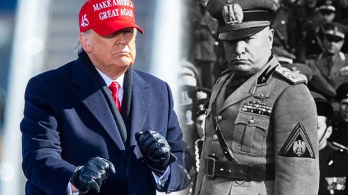 Wollte Donald Trump Benito Mussolini imitieren?