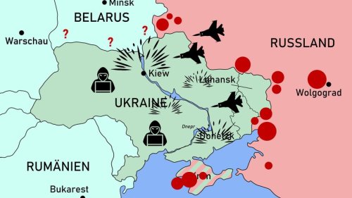 «Thunder Run» und Cyberwar – diese Karten zeigen mögliche Kriegsszenarien in der Ukraine