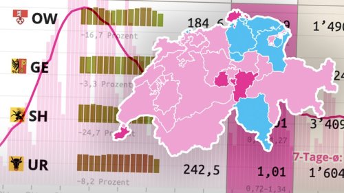 Die neusten Zahlen zum Corona-Ausbruch in der Schweiz und den Kantonen