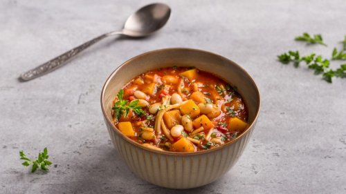 Vegane Rezepte: italienische Minestrone Suppe