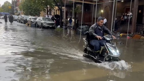 New York versinkt in den Fluten: Bilder zeigen schreckliches Ausmaß