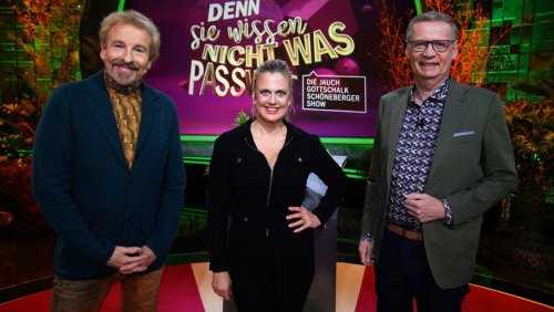 Barbara Schöneberger macht sich in RTL-Show über Günther Jauchs Hintern lustig