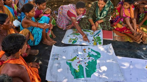 Frauen in Indien zeichnen "Dream Maps" – und kämpfen damit gegen den Klimawandel