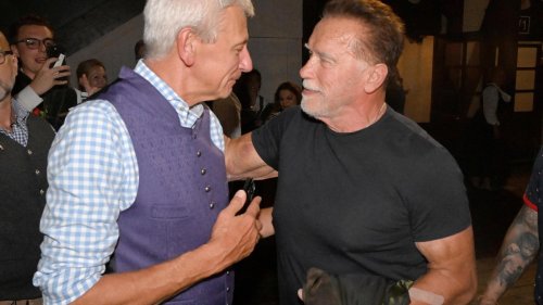 Arnold Schwarzenegger flüchtet plötzlich vom Oktoberfest