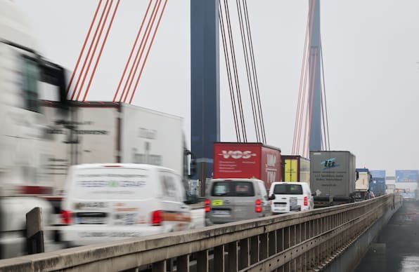 A1 in Hamburg am Wochenende Richtung Norden gesperrt