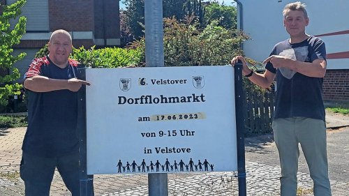 Flohmarkt in Velstove findet endlich wieder statt: Bewohner verkaufen ihre Schätze