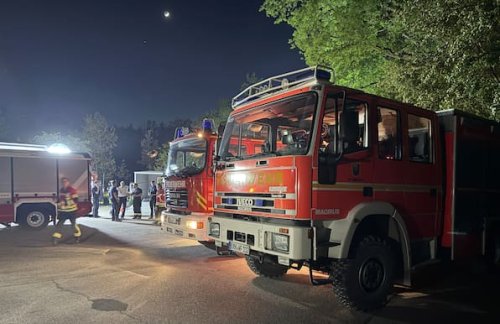 Erlangen: 15.000 Quadratmeter Wald in Bayern in Brand