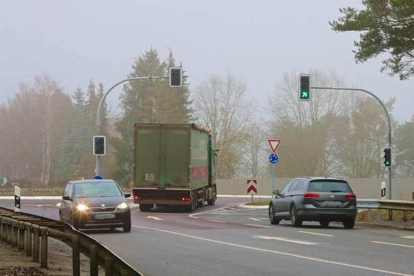 Kreisel an Tangente K114 bei Gifhorn: Wann die Ampel auf rot schaltet