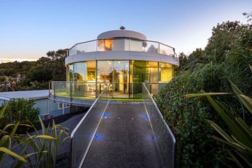 Rotierendes Haus in Neuseeland steht erstmals zum Verkauf