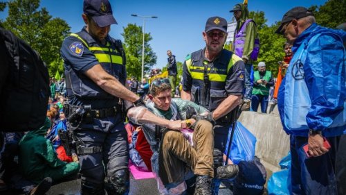 Klima-Aktivisten: Mehr als 1500 Festnahmen bei Demo in Den Haag
