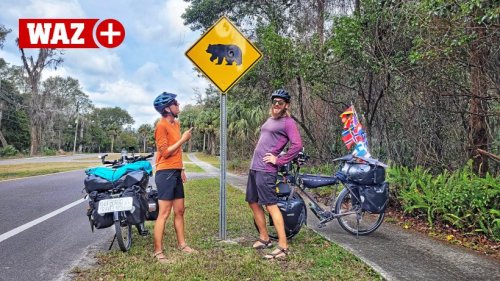 Weltreise per Fahrrad: Essener Paar erkundet jetzt die USA