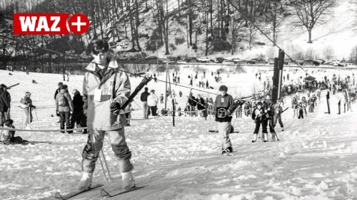 Der erste Skilift des Ruhrgebiets entsteht 1987 in Hattingen