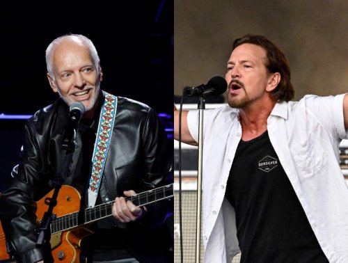 Watch a classy Pearl Jam sit down as Peter Frampton joins them to play "Black"