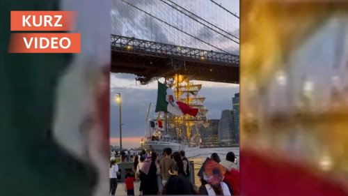 Segelschiff kollidiert mit Brooklyn Bridge in New York - zwei Tote