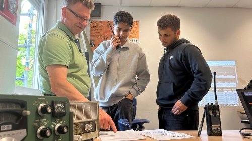 Amateurfunk an Hattinger Schule: Mit "Old School"-Technik in die Welt