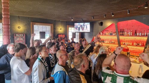 Preußen-Fans feiern Klassenerhalt: "Wir gehören in die 2. Liga"