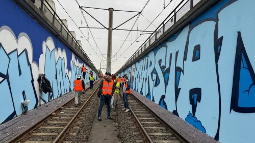 Graffiti-Projekt: Fan-Kunstwerk beim VfL Bochum