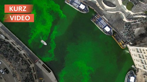 St. Patrick's Day: Wenn der Chicago River grün leuchtet