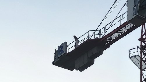 Münsters Kran-Kletterer zahlt 250.000 Euro