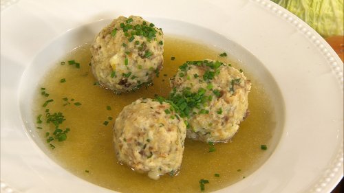 Käseknödel mit Speck