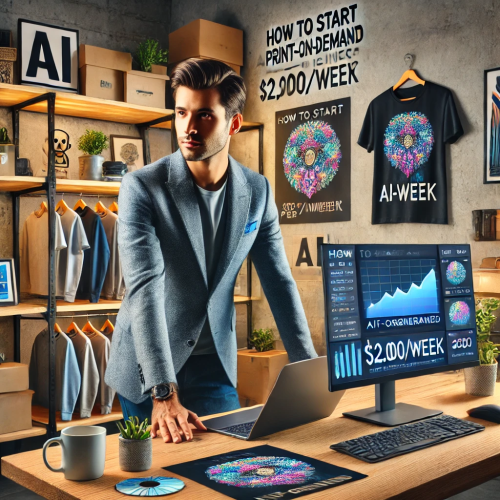 How to Start a Print-on-Demand AI Business That Earns $2,000/Week - Wealthy Tent