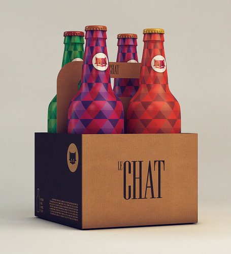 Packaging Design for Le Chat by Isabela Rodrigues Sweety Branding Studio