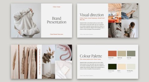 A Simple Brand Guidelines Presentation Template for Adobe InDesign