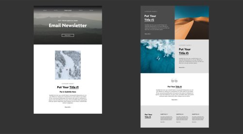 Download an E-Mail Newsletter Template for Adobe InDesign