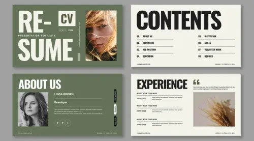 Stand Out with This Sleek Digital Resume Template