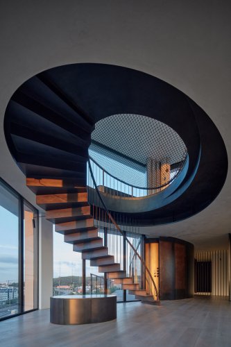 Penthouse in Prague by Petr Janda of Architecture Studio Brainwork