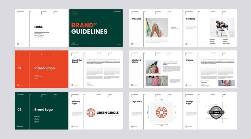 Download Customizable Brand Identity Guidelines by TemplatesForest