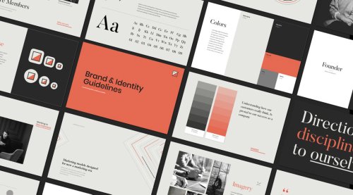 Branding Guidelines Template for Adobe Photoshop, Illustrator, and Sketch
