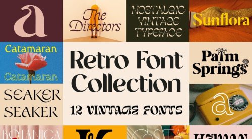 The Best Retro Fonts Bundle by Tropical Type