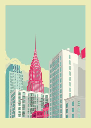 New York City Illustrations by Remko Heemskerk