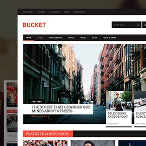 BUCKET - Magazine Style WordPress Blog Theme