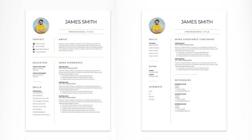 Crafting Your Professional Story: The Power of a Customizable CV and Cover Letter Template