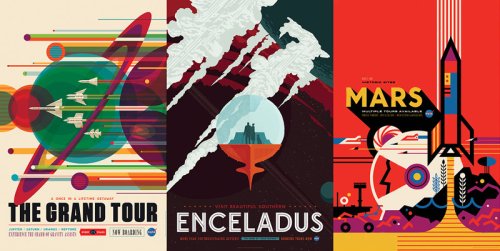 NASA Space Travel Posters