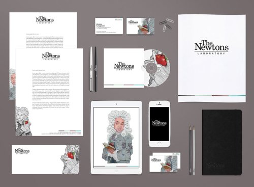 The Newtons Laboratory - Redesign of the Brand Identity