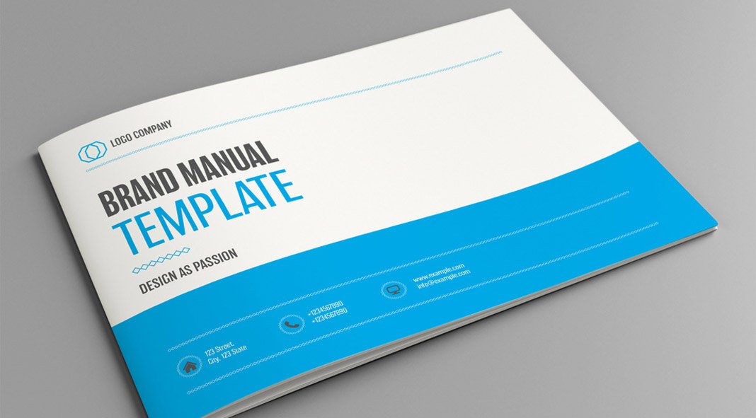 Brand Manual & Style Guide Template for Adobe InDesign