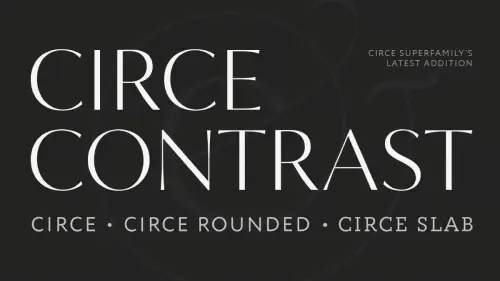 Circe Contrast Font Family by ParaType
