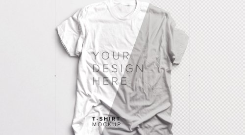 Customizable Adobe Photoshop T-Shirt Mockup with Multiple Layouts