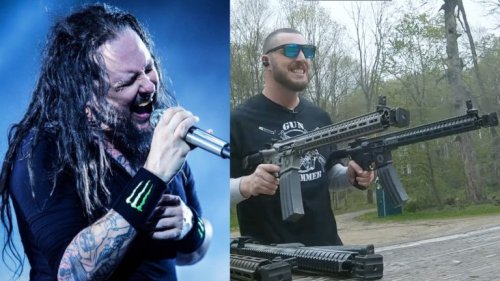 Watch: This Guy Fires A Pair Guns Off To Perform A Drum Cover Of Korn’s ‘Freak on a Leash’