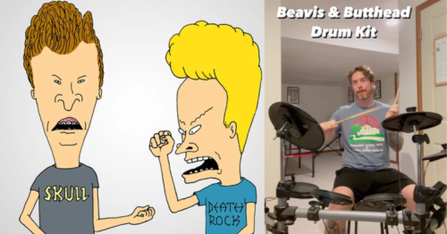 Watch: This Hero Programmed His Drum Set to Play Only Beavis and Butt-Head Quotes